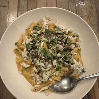 Edan Bistro - crab and sweet corn pasta - Basque Near Me - North Miami, Florida