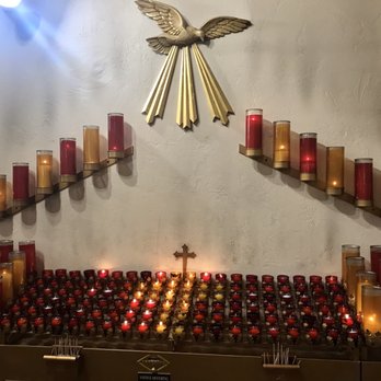 Espiritu Santo Catholic Church - Candles in the back of the church! - Churches Near Me - Safety Harbor, Florida Espiritu Santo Catholic Church - Candles in the back of the church! - Churches Near Me - Safety Harbor, Florida