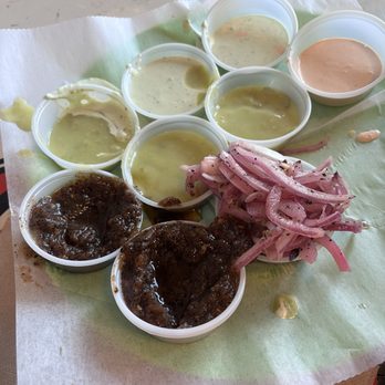 The Taco Stand - Salsa bar - Mexican Near Me - Costa Mesa, California The Taco Stand - Salsa bar - Mexican Near Me - Costa Mesa, California