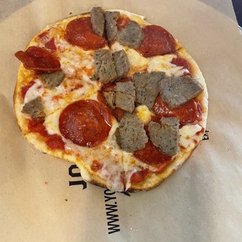 Your Pie Pizza - 7in kids pizza with pepperoni and meatballs - Pizza Near Me - Melbourne, Florida