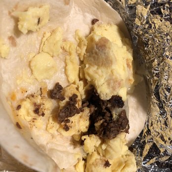 Tacodeli - Sad sausage, egg and cheese taco - Tacos Near Me - Austin, Texas Tacodeli - Sad sausage, egg and cheese taco - Tacos Near Me - Austin, Texas