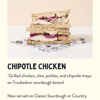 Colectivo Coffee Third Ward - Chipotle Chicken Sandwich - Coffee & Tea Near Me - Milwaukee, Wisconsin