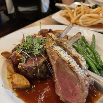Falcon & Fig - Rack of New Zealand Lamb - Herb-Crusted Dijon Mustard, Roasted Potatoes, Green Beans (substitution), Bordelaise Sauce - Venues & Event Spaces Near Me - Leesburg, Virginia Falcon & Fig - Rack of New Zealand Lamb - Herb-Crusted Dijon Mustard, Roasted Potatoes, Green Beans (substitution), Bordelaise Sauce - Venues & Event Spaces Near Me - Leesburg, Virginia