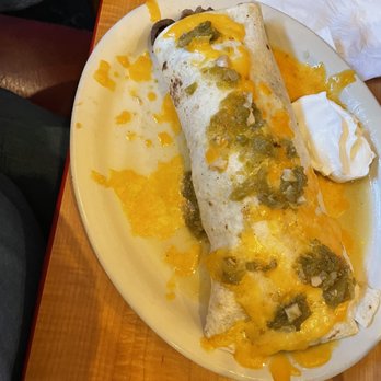 The New Mexicans - Carne asada burrito with green sauce - New Mexican Cuisine Near Me - Everett, Washington
