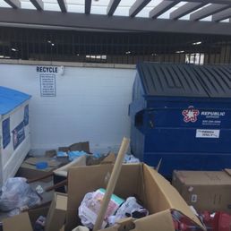 Garbage disposal area Garbage disposal area