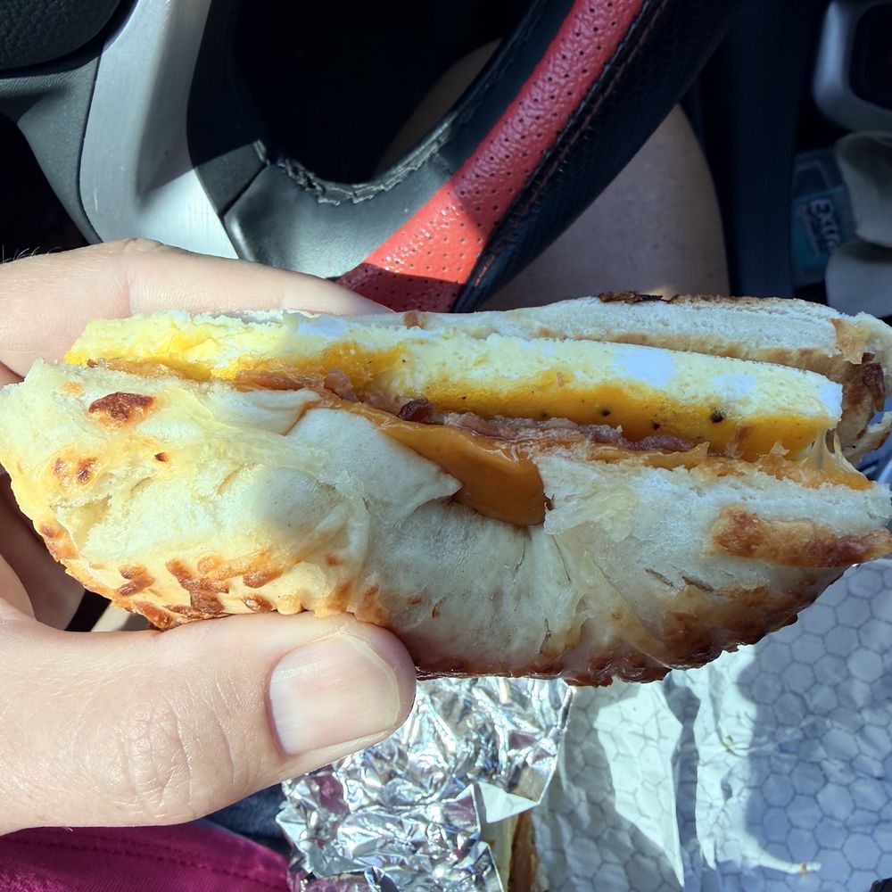 The Drifter Coffee - Asiago bacon egg cheese bagel - Coffee & Tea Near Me - Santee, South Carolina The Drifter Coffee - Asiago bacon egg cheese bagel - Coffee & Tea Near Me - Santee, South Carolina
