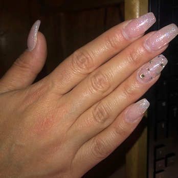 La Dea Nails - Gel coffin-shaped nails - Nail Salons Near Me - Old Bridge, New Jersey