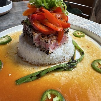 Cafe Verde - Tuna entree - Imported Food Near Me - New Smyrna Beach, Florida