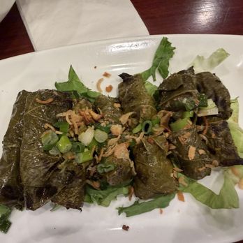 Pho Anh Dao - A6. Grilled Beef wrapped in Grape Leaves | Bò Nướng Lá Nho - Vietnamese Near Me - Edison, New Jersey