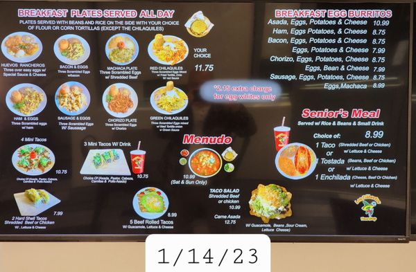 Menu photo 3 Los jilbertos Menifee, CA