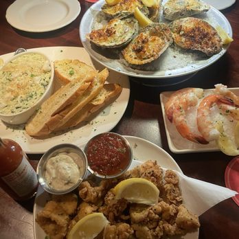 Pappadeaux Seafood Kitchen - Appetizers (Fried Calamari & Octopus, Jumbo Shrimp Cocktail, Fried Oysters, Crab & Spinach Dip) - Seafood Near Me - Phoenix, Arizona Pappadeaux Seafood Kitchen - Appetizers (Fried Calamari & Octopus, Jumbo Shrimp Cocktail, Fried Oysters, Crab & Spinach Dip) - Seafood Near Me - Phoenix, Arizona