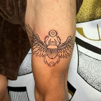 Onespeed Tattoo and Aesthetic Studio - Scarab beetle - Tattoo Near Me - Kahulu, Hawaii Onespeed Tattoo and Aesthetic Studio - Scarab beetle - Tattoo Near Me - Kahulu, Hawaii