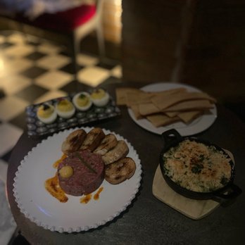 Ophelia - Steak tartare, deviled eggs, spinach dip - Cocktail Bars Near Me - New York, New York Ophelia - Steak tartare, deviled eggs, spinach dip - Cocktail Bars Near Me - New York, New York