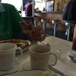 Train Stop Restaurant - Good basic breakfast date and good portion size.