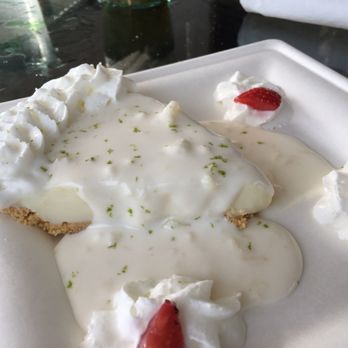 Seaside Cafe - Pina Colada Key Lime Lie:  EAT THIS!!! - Pizza Near Me - Key West, Florida