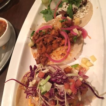 Lalo - Fish tempura, drunken brisket and el pastor tacos. I honestly wasn't impressed by any of them. - Latin American Near Me - Cincinnati, Ohio Lalo - Fish tempura, drunken brisket and el pastor tacos. I honestly wasn't impressed by any of them. - Latin American Near Me - Cincinnati, Ohio