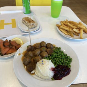 IKEA - Meatballs, smoked salmon, apple crumble & fries - Home Decor Near Me - Burbank, California