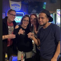Wilson's Bar & Grill - Bingo night with me and my friend doin a shot