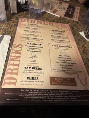 Menu photo 6 Steer N' Stein Rancho Cucamonga, CA