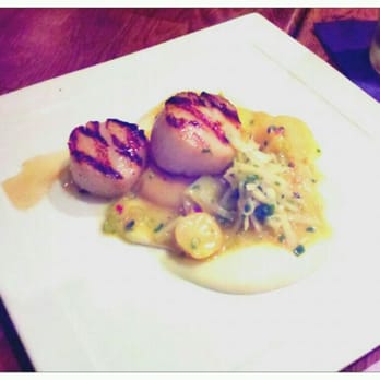 Barley Swine - Scallops, parsnips, vanilla, saffron, buttered leeks - New American Near Me - Austin, Texas Barley Swine - Scallops, parsnips, vanilla, saffron, buttered leeks - New American Near Me - Austin, Texas