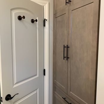 Exquisite Remodels - Custom cabinetry for new linen closet - General Contractors Near Me
