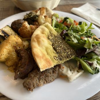 Dimassi's Mediterranean Buffet - Med Center - Fancy pita with oregano and herbs. - Buffets Near Me - Houston, Texas
