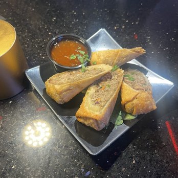 Fin & Feathers Restaurant - Jerk chicken egg rolls - Seafood Near Me - Las Vegas, Nevada