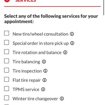 Discount Tire - List of Types of Appointments online. - Tires Near Me - Blaine, Minnesota Discount Tire - List of Types of Appointments online. - Tires Near Me - Blaine, Minnesota