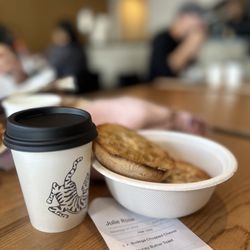 Bodega Park - honey butter toast and a butterfly milk
