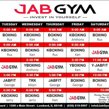 Jab Gym Lombard - Interval Training Gyms Near Me - Lombard, Illinois Jab Gym Lombard - Interval Training Gyms Near Me - Lombard, Illinois