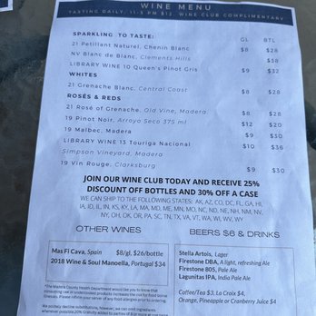 Idle Hour Winery & Kitchen - back of dinner menu - Wineries Near Me - Oakhurst, California Idle Hour Winery & Kitchen - back of dinner menu - Wineries Near Me - Oakhurst, California
