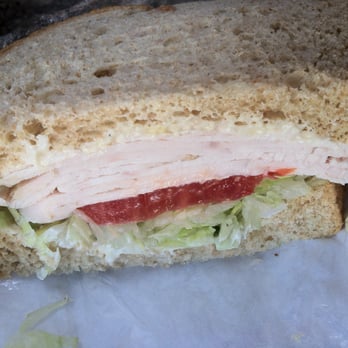 Big Sur Deli - Turkey Breast Sandwich- wheat, mayo, dijon mustard, lettuce, tomato - Delis Near Me - Big Sur, California