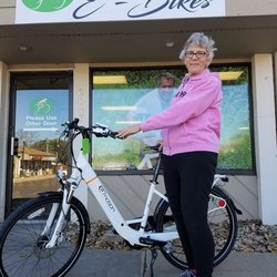 Crazy Lenny's E-Bikes - Brenda is excited to get back on a bike and explore the Madison trails