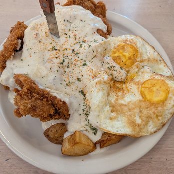 Genki Kitchen - Country Fried Katsu. Chicken lacked flavor. Eggs overcooked. - Japanese Near Me - Sacramento, California