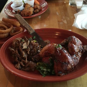 Mesquito Grille - Half chicken half brisket...fall off the bone chicken...delicious - Barbeque Near Me - Doylestown, Pennsylvania
