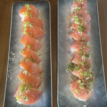 Cho Cho San - Pink Lady Roll. Firefly Roll. (left and right) - Sushi Bars Near Me - Encino, California