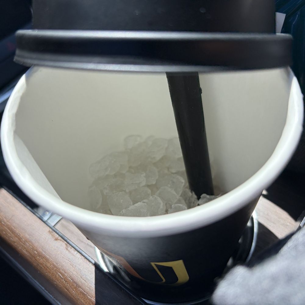 Gu Coffee & Tea - Still half cup of ice after sipping all the tea - Coffee & Tea Near Me - Roseville, California