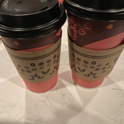 Moon Flight Coffee Drive-Thru, Car Wash & Dog Wash - Large and medium latte