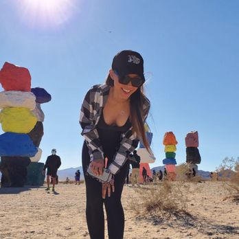 Seven Magic Mountains - Public Art Near Me - Las Vegas, Nevada