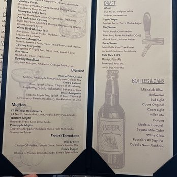 Ernie's Steakhouse - Menu - Steakhouses Near Me - Lewiston, Idaho Ernie's Steakhouse - Menu - Steakhouses Near Me - Lewiston, Idaho