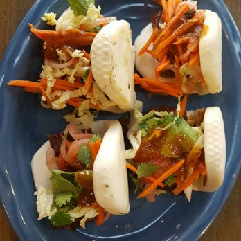 Extra Virgin - Beef tongue steamed buns - Tapas/Small Plates Near Me - Kansas City, Missouri Extra Virgin - Beef tongue steamed buns - Tapas/Small Plates Near Me - Kansas City, Missouri