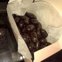 Shenandoah Fine Chocolates - Dark chocolate covered almonds- has a nice vanilla note.