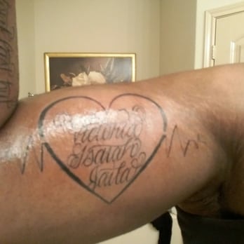 Tattoo Shack - Got the heartbeat with my babies names inside...my favorite piece, thanks Cisco...came our just the way I wanted it to. - Tattoo Near Me - Lancaster, Texas Tattoo Shack - Got the heartbeat with my babies names inside...my favorite piece, thanks Cisco...came our just the way I wanted it to. - Tattoo Near Me - Lancaster, Texas