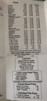 Menu photo 5 Papous Pizzas Leominster, MA