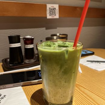 Tendon Kohaku - Matcha green tea - Japanese Near Me - Bellevue, Washington