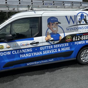 Windows Of Hope Services - Work vehicle - Window Washing Near Me - Bloomington, Minnesota Windows Of Hope Services - Work vehicle - Window Washing Near Me - Bloomington, Minnesota