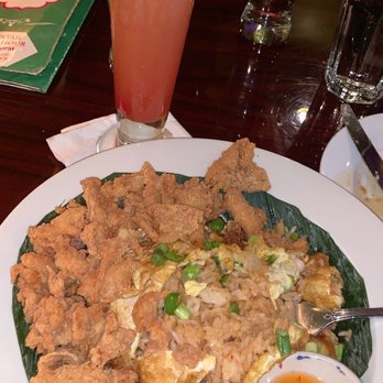 Lemongrass Brooklyn - Chicken Nasi Goreng Bali with crispy chicken - Thai Near Me - Brooklyn, New York Lemongrass Brooklyn - Chicken Nasi Goreng Bali with crispy chicken - Thai Near Me - Brooklyn, New York