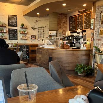 Cafe BT - Hazelnut latte + interior - Coffee & Tea Near Me - Walnut, California