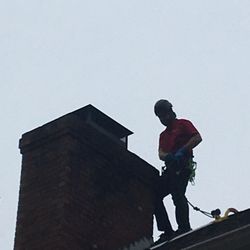 Emberstone Chimney Solutions - Our technicians take extra care to be safe while on your property.