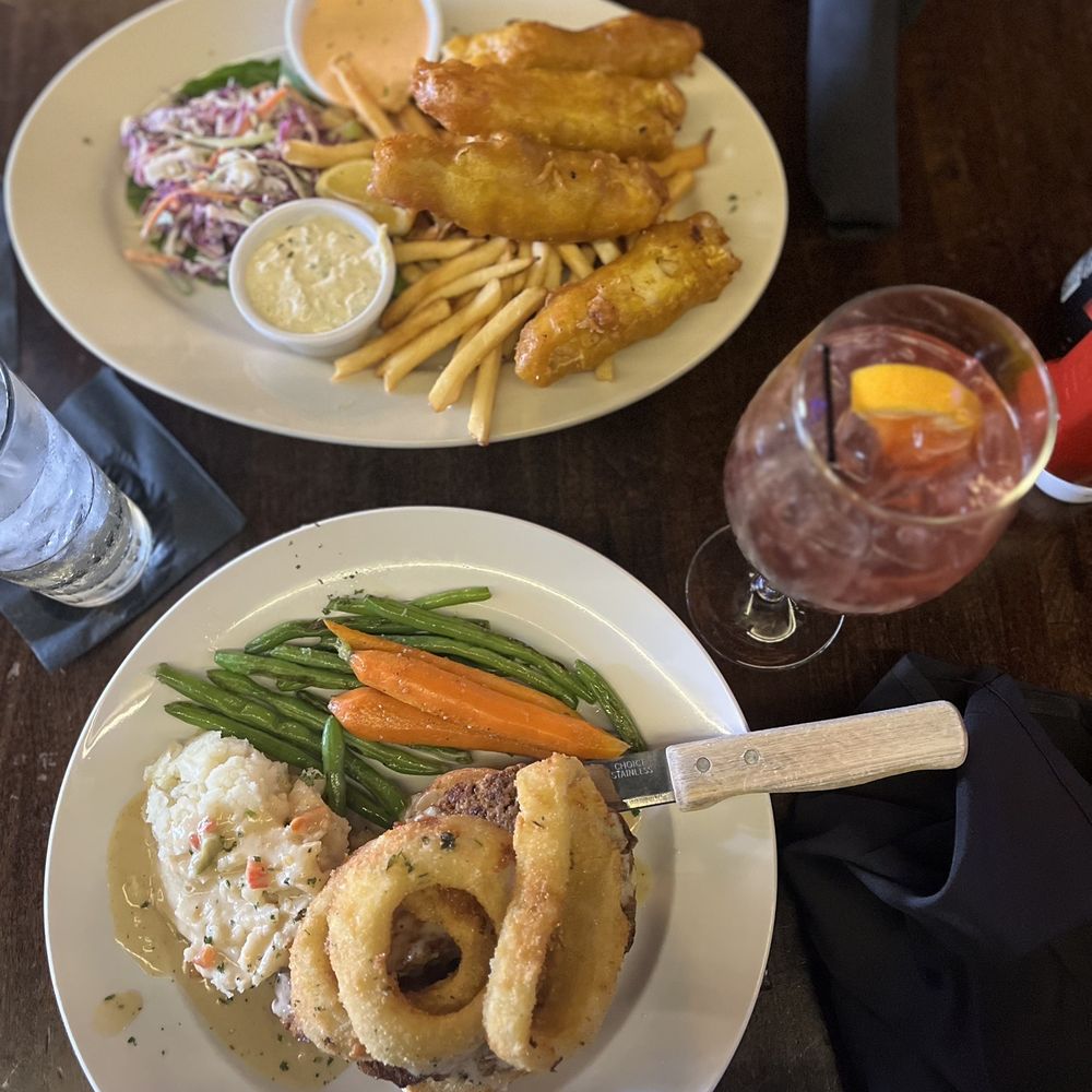 Midtown Meatloaf, Fish & Chips, and White Jams Sangria